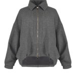 Bomber Dark Grey Бомбер-пальто из кашемира