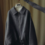 Bomber Dark Grey Бомбер-пальто из кашемира